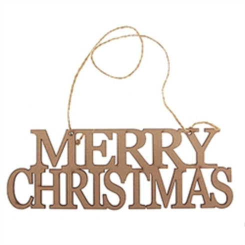 AussieSuperStore Seasonal Products Natural Xmas Merry Christmas Wooden Shapes Xmas Merry Christmas Wooden Shapes | Christmas Party Celebration Decoration 9331468056423 XMAS19044
